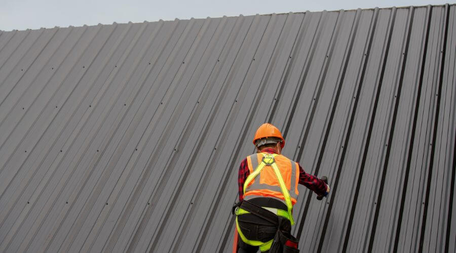 Professional metal roof installation services in Glennie, MI